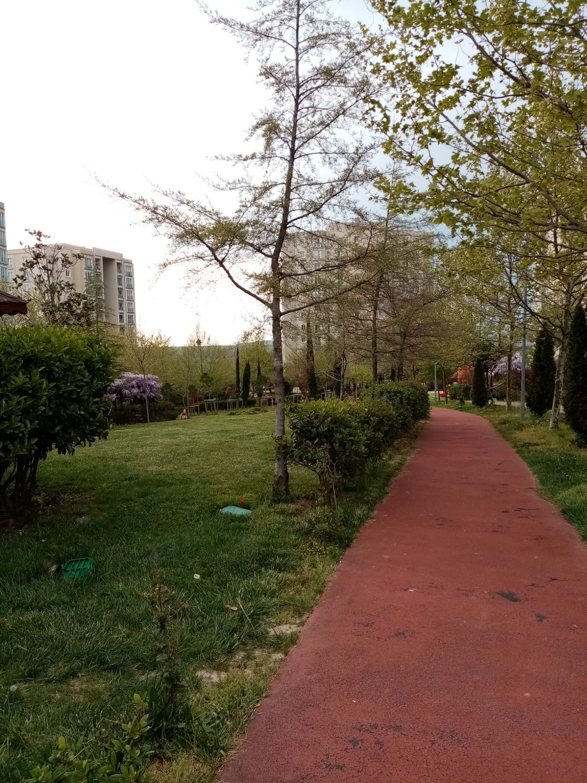 Site içindeki koşu parkuru